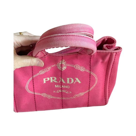 Prada Canapa PM in Pink - Picture 9 of 16
